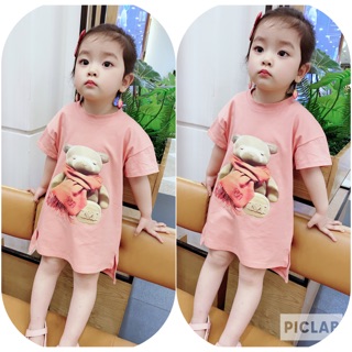 Váy bé gái xẻ tà