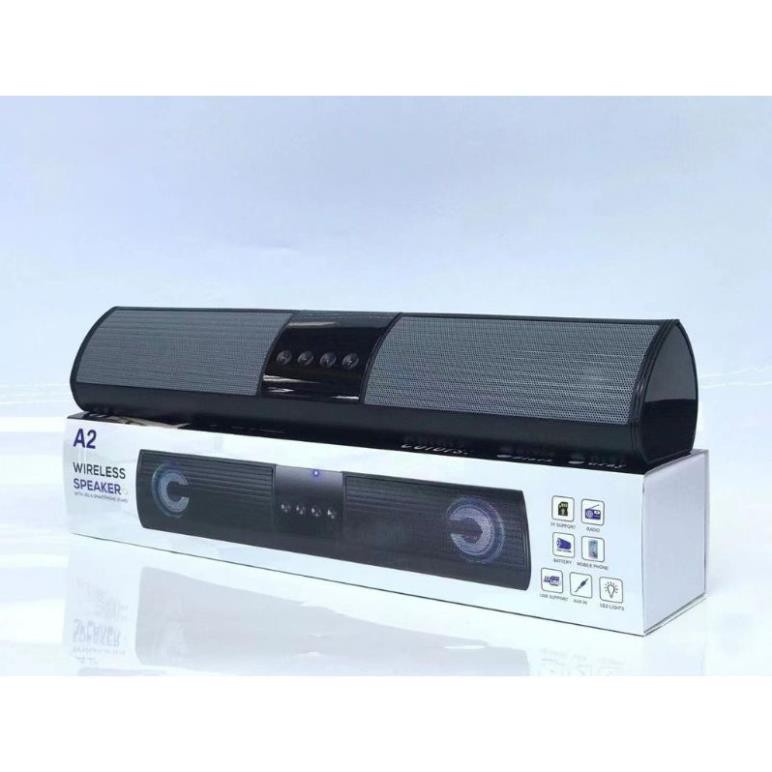 Loa bluetooth A2 hỗ trợ thẻ nhớ,đài FM,USB,BT,AUX 3.5 kiểu dáng sang trọng âm thanh chuẩn speaker