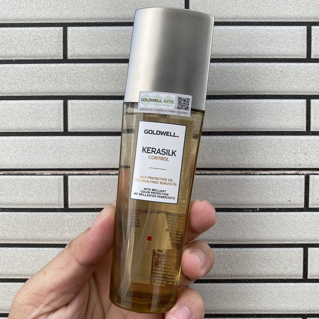 🇩🇪 Tinh dầu dưỡng tóc Goldwell Kerasilk Control Oil 75ml