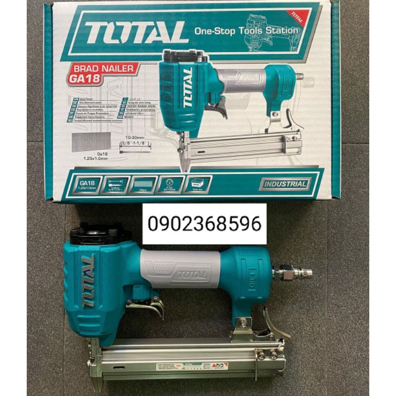 Súng bắn đinh thẳng dùng khí nén TOTAL TAT83301-3