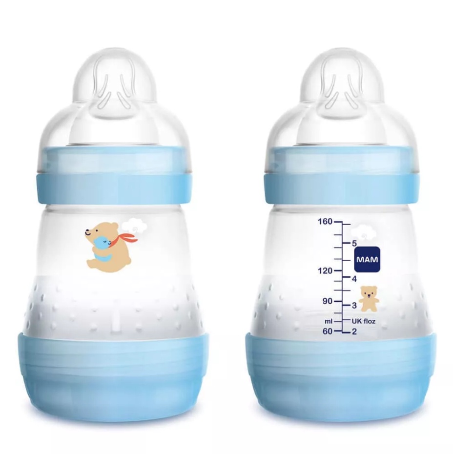 Combo 2 Bình sữa Mam Easy Start Anticolic 160ml - Xanh dương