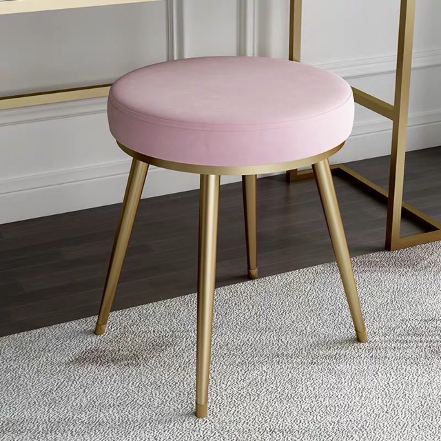 Ghế cho bàn trang điểm chân mạ vàng - PB258 | BigBuy360 - bigbuy360.vn