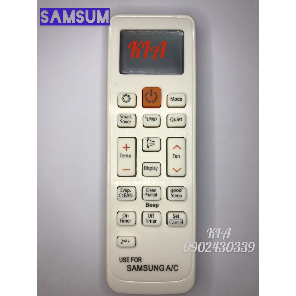 REMOTE MÁY LẠNH SAMSUNG INVERTER DB93-14195F - ĐIỀU KHIỂN ĐIỀU HÒA SAMSUNG INVERTER DB93-14195F0