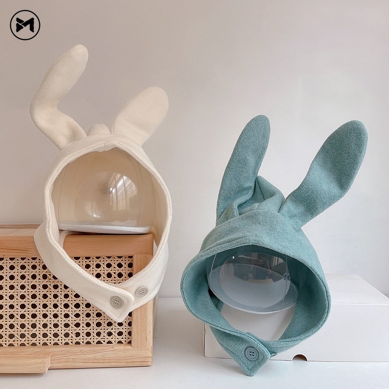 Mũ Tai Thỏ Siêu Dễ Thương Giữ Ấm Cho Bé 1-5 Tuổi