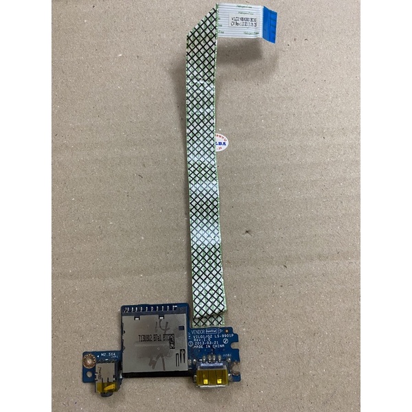 Board jack âm thanh, cổng usb và thẻ nhớ laptop Lenovo Ideapad G400S