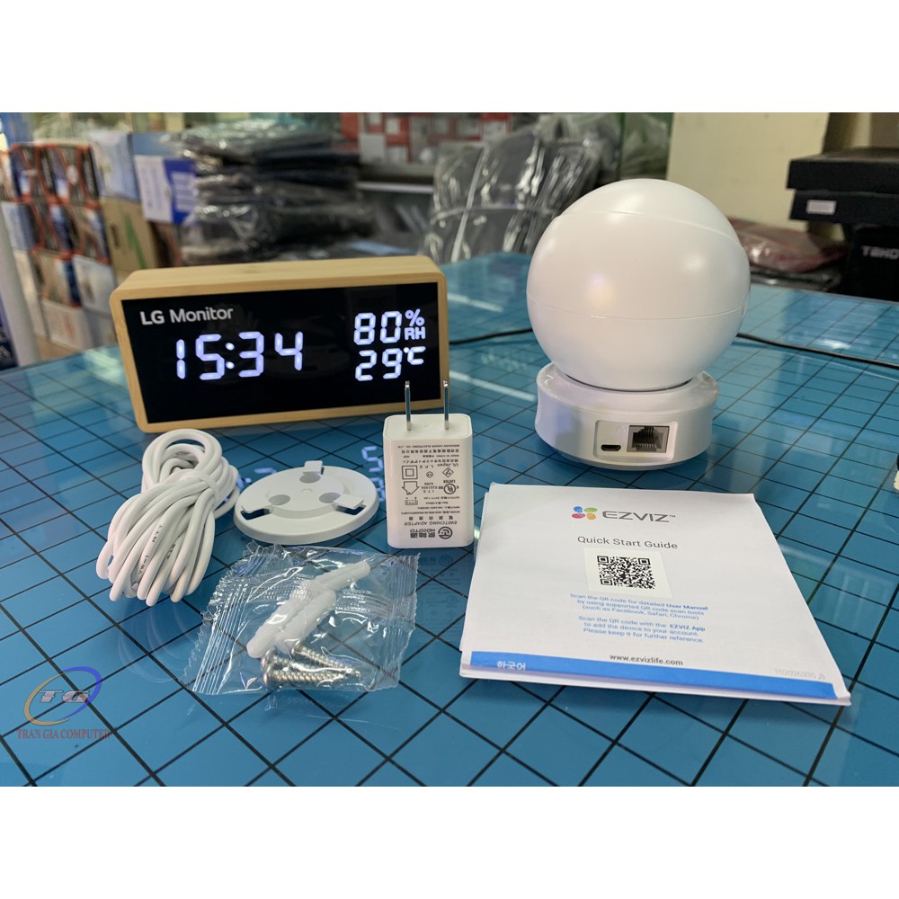 [Mã 267ELSALE hoàn 7% đơn 300K] Camera IP không dây EZVIZ C6CN H.265 (A0-3H2WF) 2.0 Megapixel | BigBuy360 - bigbuy360.vn