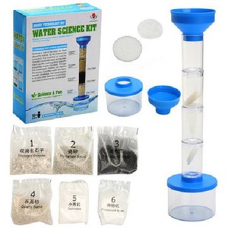 Đồ chơi thí nghiệm khoa học - Hệ thống lọc nước mini cho trẻ hiểu về nguồn nước