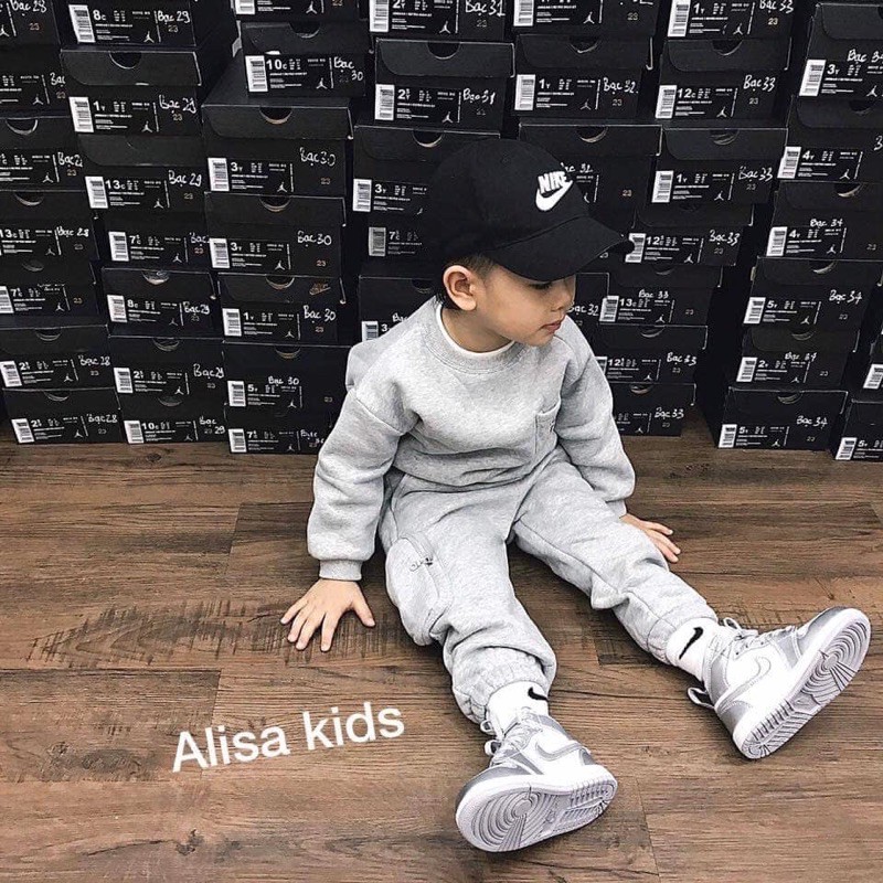 (KIDS) Giầy Jordan bạc  - ALISA