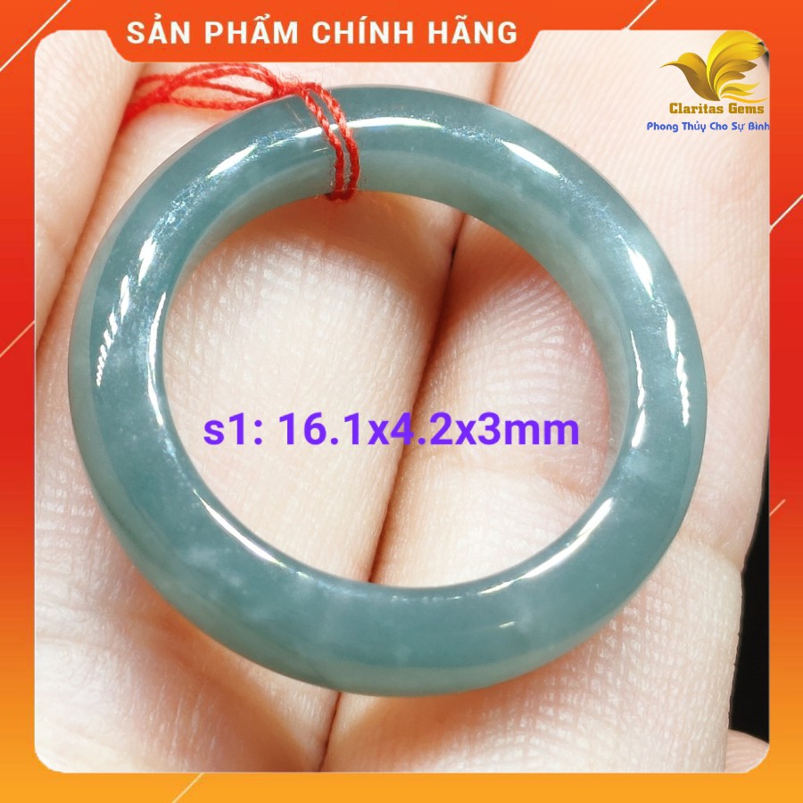 [ẢNH THẬT] PHONG THUY NHẪN NGOC NI 15 - 16MM CAM_THACH_ JADEITE LOẠI A KHONG_XU_LY