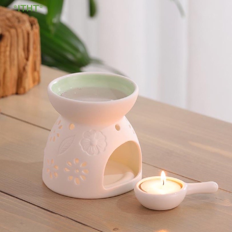 Muỗng đốt nến bằng sứ màu trắng, dùng đựng nến đốt đèn tinh dầu, bếp xông. Hàng có sẵn