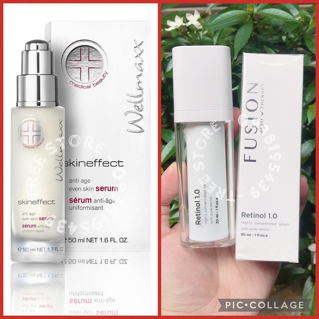 Serum Fusion Retinol 1.0 & Wellmax Skineffect