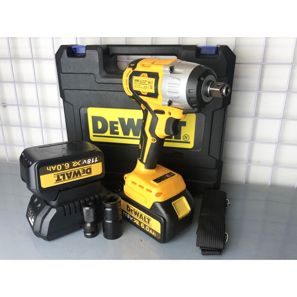 Máy Siết Bulong và Bắt Vít DEWALT 118V Made in U.S.A. Tặng đầu khẩu 22mm