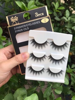 👁Set 3 cặp mi giả lông chồn 3D Faux-Cils 👁