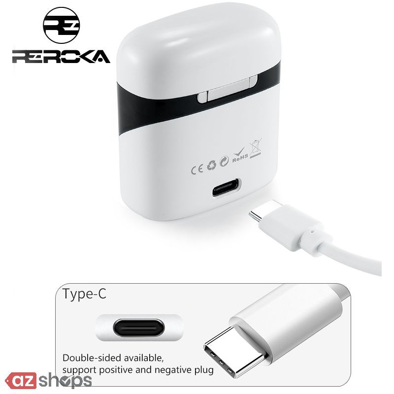 Tai Nghe True Wireless REROKA - CYBORG Bluetooth V5.0 - Hàng chính hãng