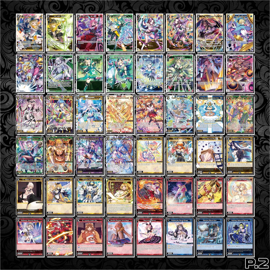 [Độc Quyền Phản Quang 7 Màu] P.2 - Thẻ bài Wixoss TCG Global - 6.3 cm x 9 cm
