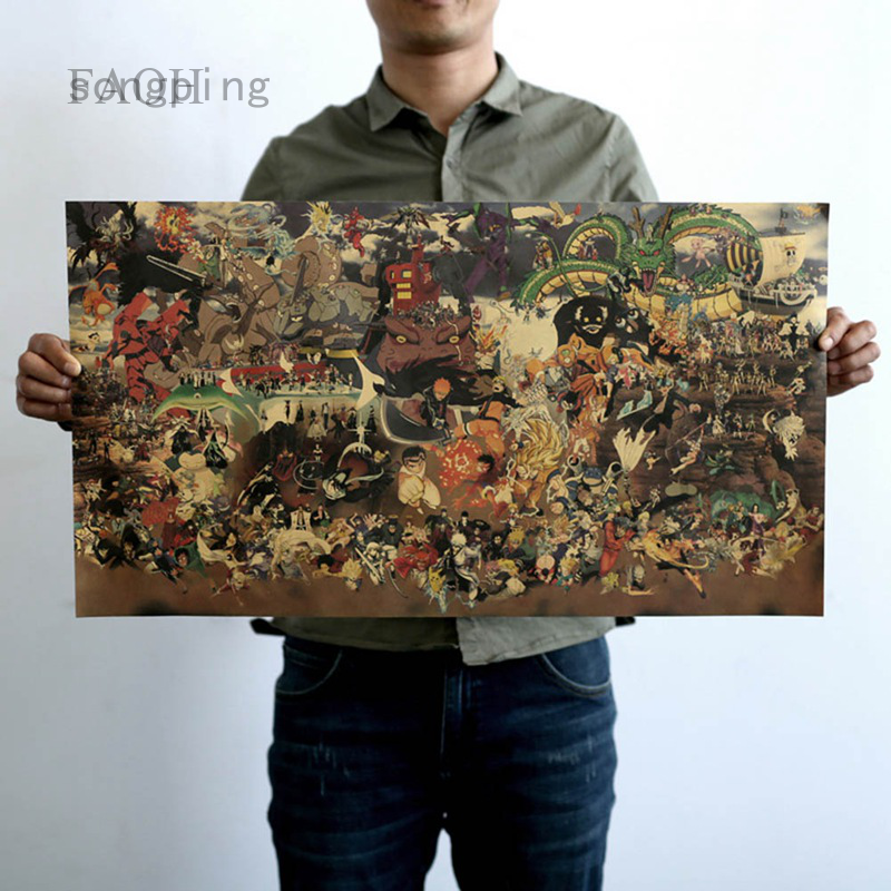 Poster Phim Hoạt Hình Nhật Bản Treo Tường Trang Trí