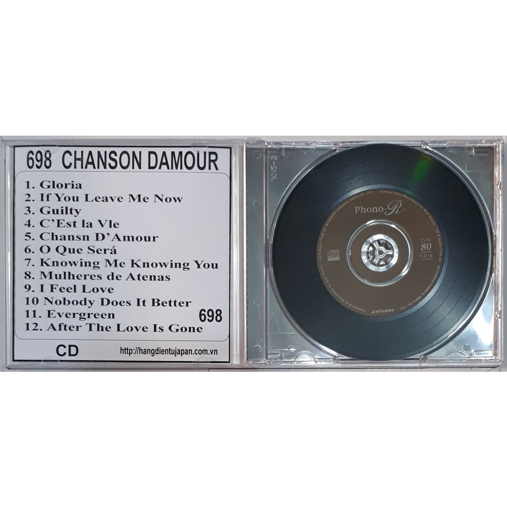 Bộ 4 CD Paul Mauriat ( 182 - 698 )