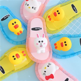 Dép quai ngang họa tiết Hello Kitty viền có đèn LED phát sáng đáng yêu dành cho trẻ em chọn size inbox