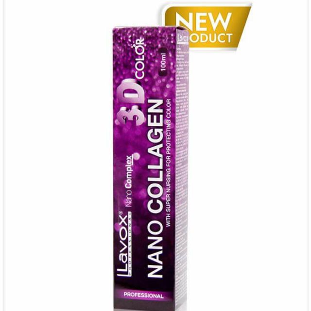 Thuốc nhuộm tóc Collagen Lavox 100ml ( kèm Oxi) , Full màu