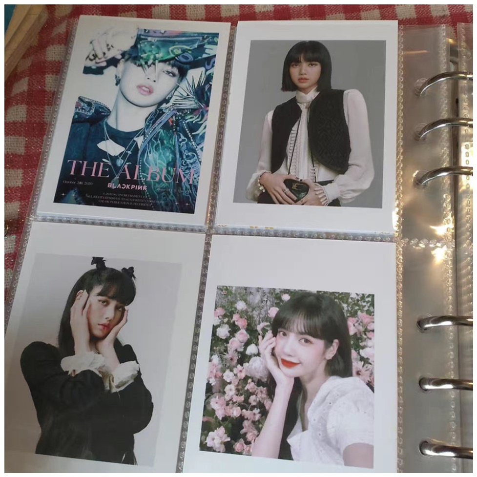 Album Đựng Ảnh 200 Ngăn Trong Suốt 3 inch Đính Kim Sa Dễ Thương