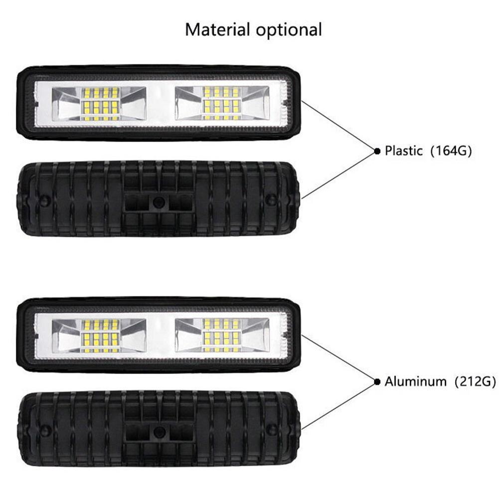 Đèn Trợ Sáng Ô Tô Xe Máy Khả Năng Chống Nước Cao 16 LED 48W 6000K