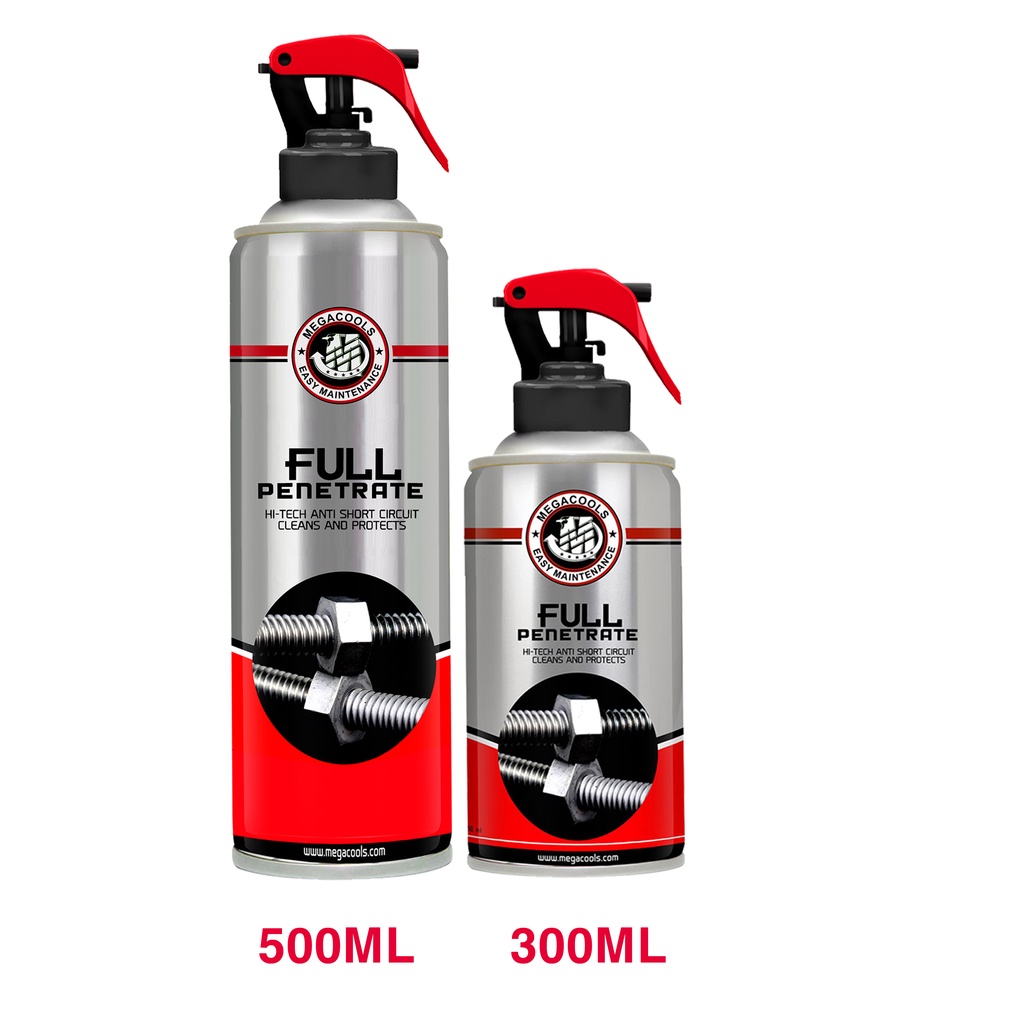 Chai xịt dưỡng sên xe máy ultra lube 300ml và chai xịt vệ sinh sên xe máy chính hãng megacools