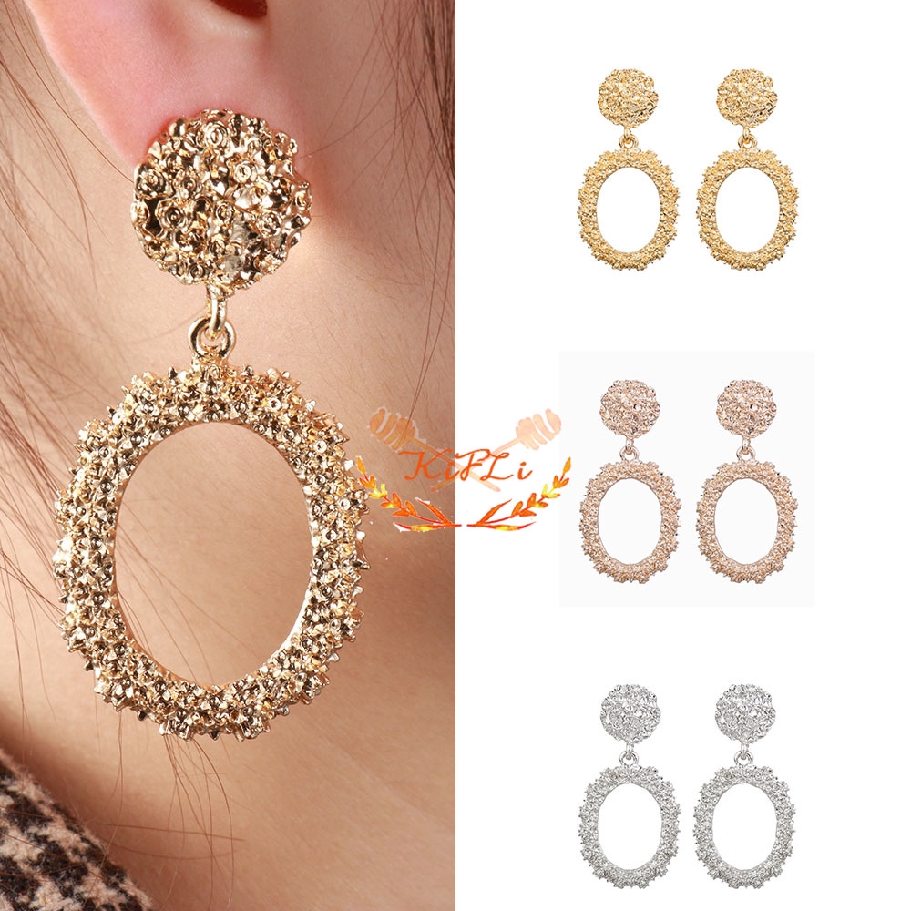 KIFIL Vintage Punk Style Long Earrings for Women