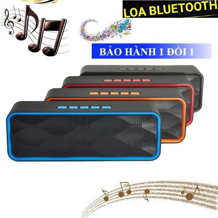 Loa Bluetooth SC211 5.0  âm thanh HD âm bass mạnh mẽ thời gian nghe nhạc 5 tiếng công suất khủng