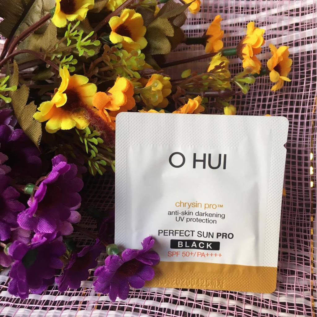 1 gói - Kem chống nắng Ohui Perfect Sun pro Black