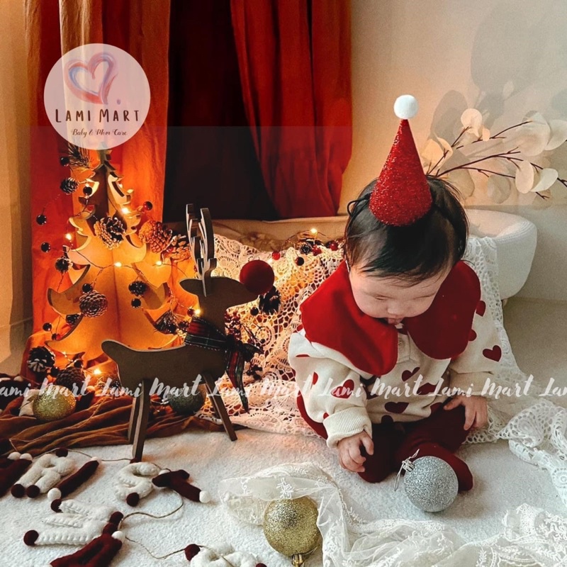 Set suit tim đỏ Hibyebebe Size S