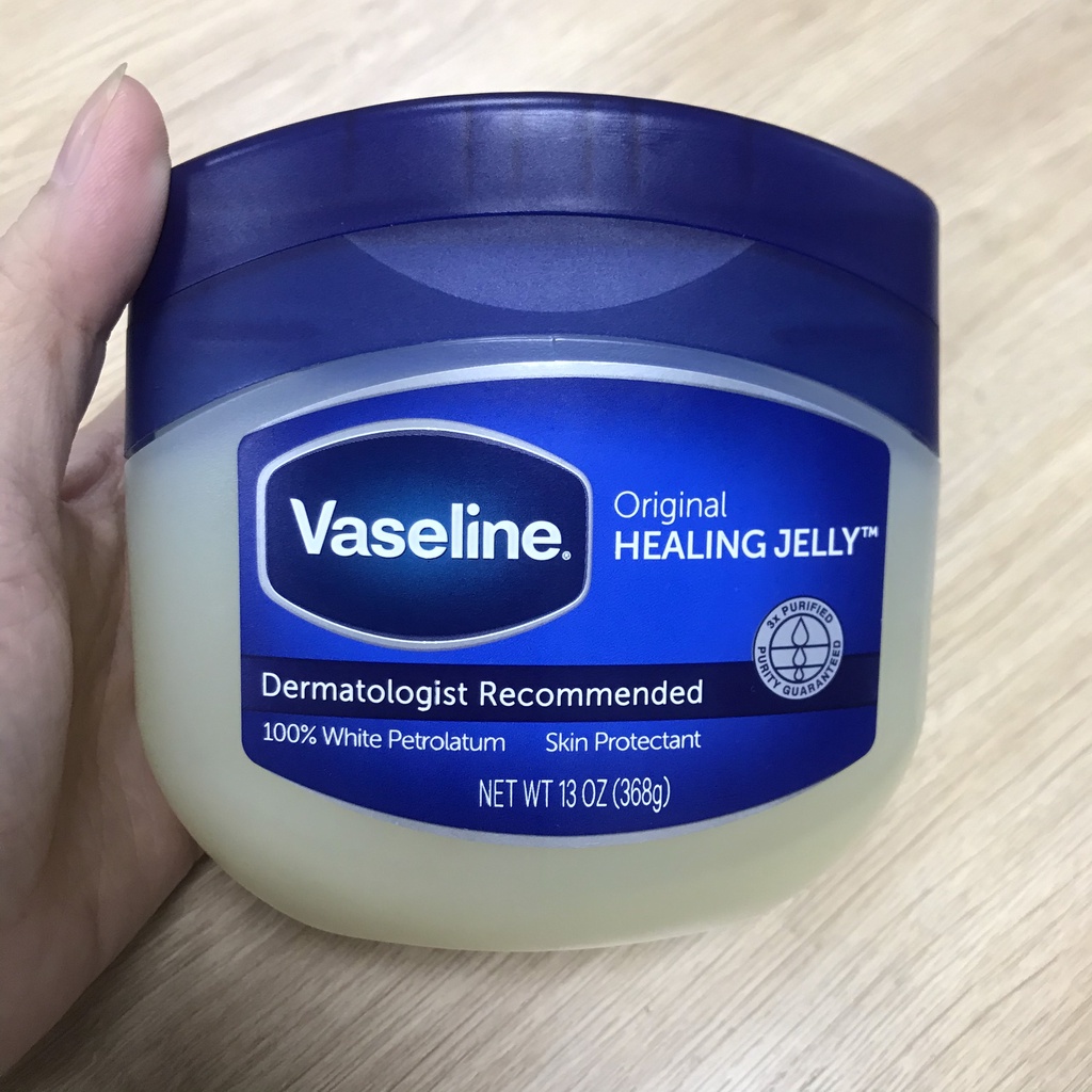 Sáp dưỡng ẩm VASELINE Original Protection Jelly 368g (Hũ Mỡ loại lớn truyền thốngngười lớn/em bé)