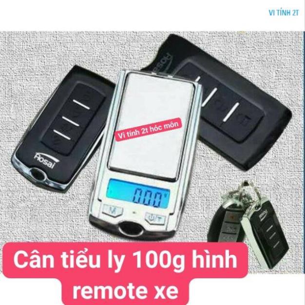 Cân tiểu ly 100g hình remote xe