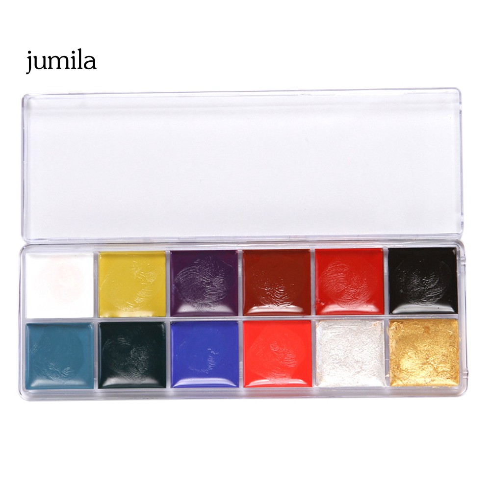 Bảng Màu Vẽ Cơ Thể 12 Trong 1