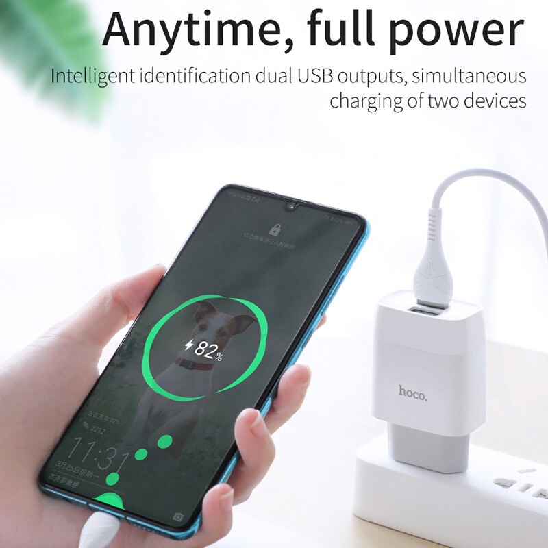 Củ sạc nhanh HOCO. C73A 2.4A cao cấp bền dành cho điện thoại di động