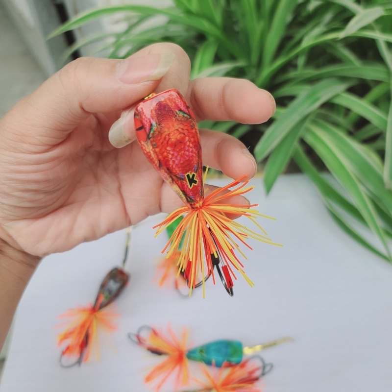 Nhái nhảy đầu rắn sơn 3D