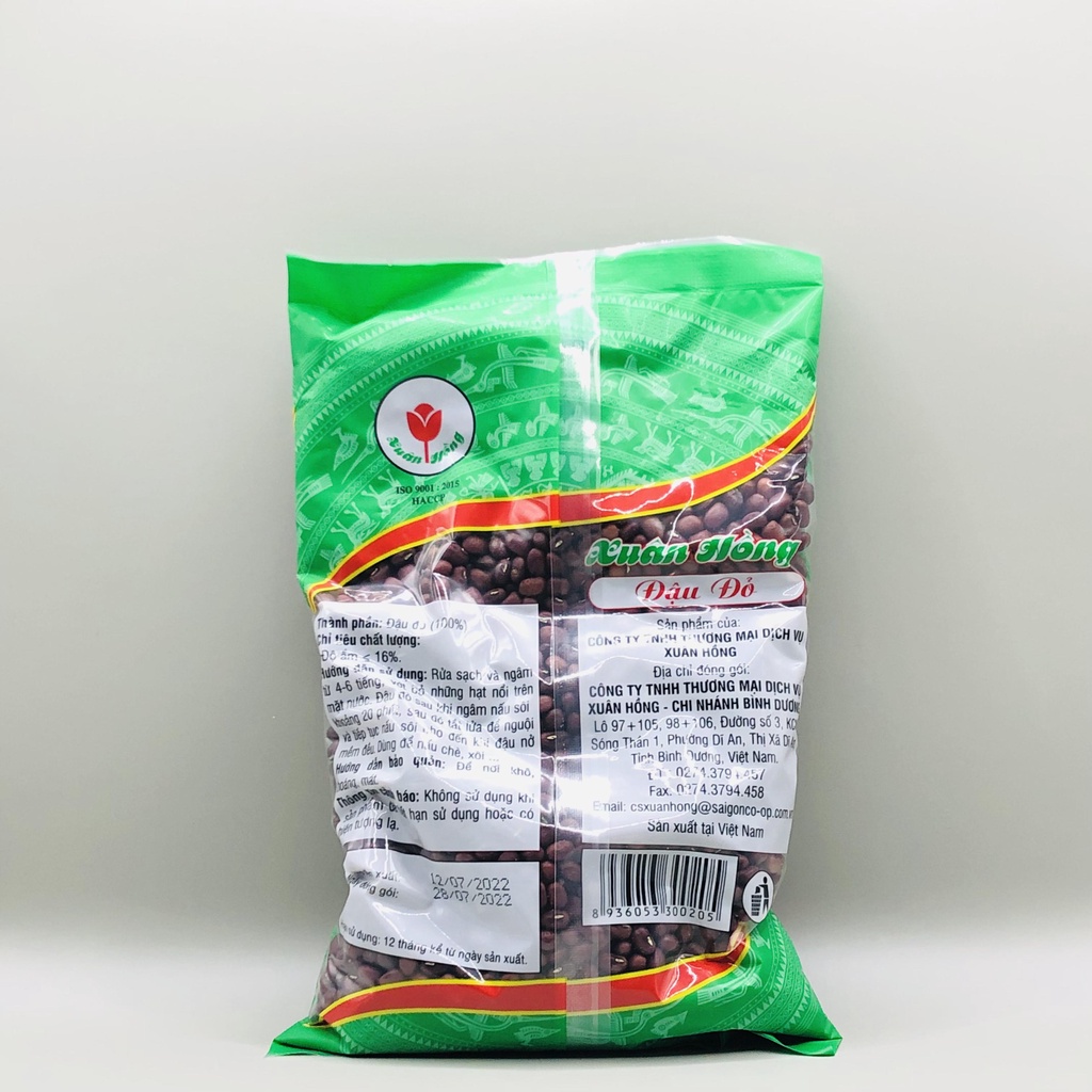 Đậu đỏ đậu đỏ hạt to Xuân Hồng 500g