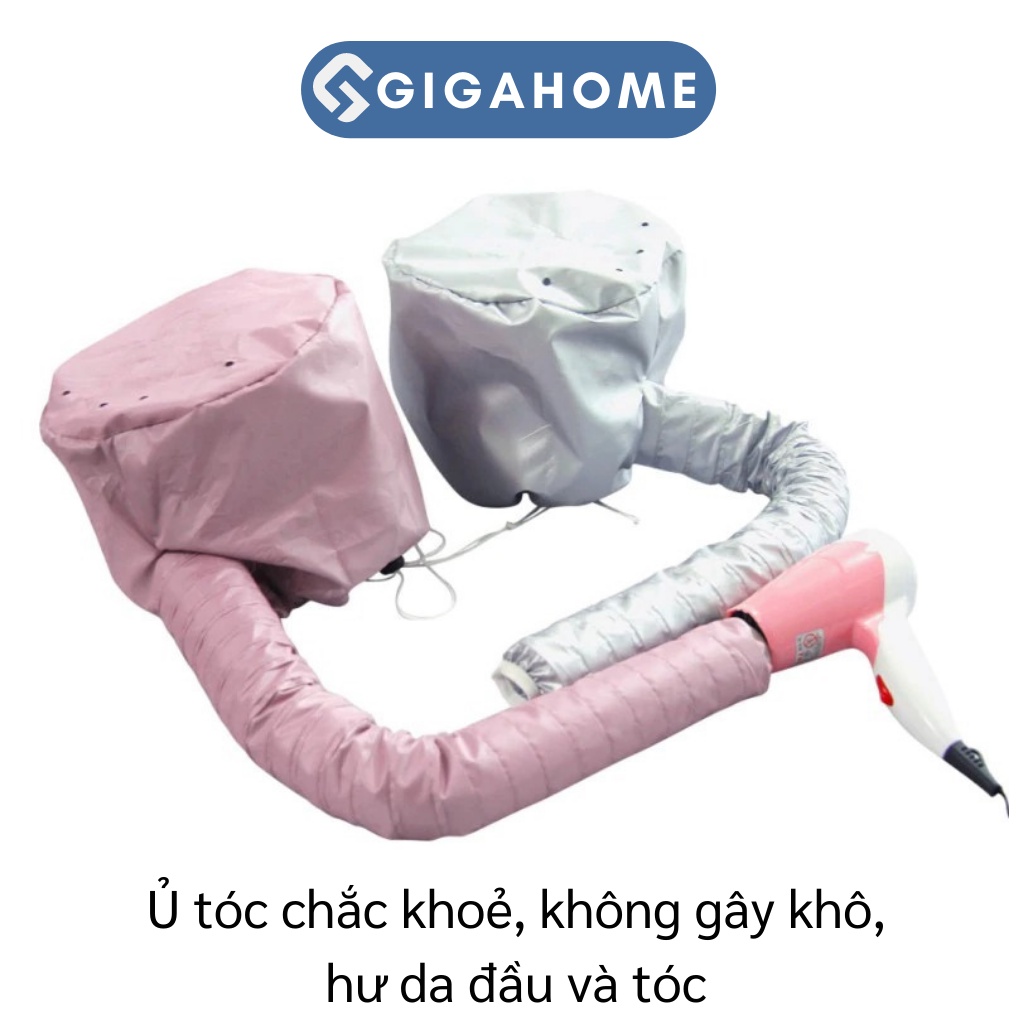 Mũ Hấp Dầu Chăm Sóc Tóc Bằng Máy Sấy GIGAHOME Vải Dù Không Thấm Nước 6068