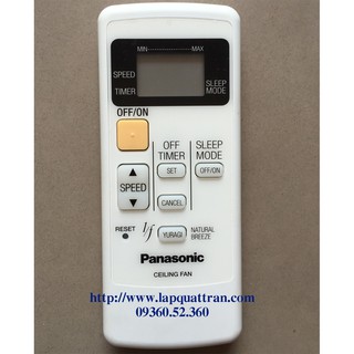 Điều khiển quạt trần 5 cánh Panasonic F60WWK chính hãng