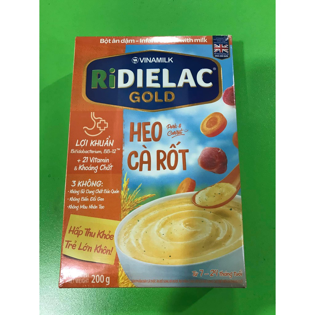 Bột ăn dặm RiDIELAC GOLD 200g