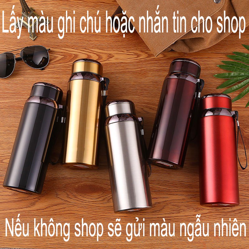 Bình giữ nhiệt 2️⃣4️⃣giữ lạnh cao cấp thể thao dung tích lớn thép không gỉ Inox 304 giữ nhiệt nóng HB03