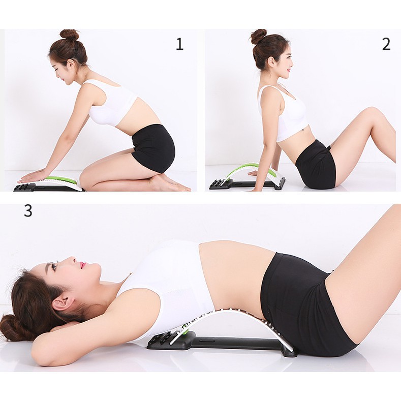 Dụng cụ Massage hỗ trợ tập lưng- khung nắn chỉnh cột sống chữa đau lưng- thoát vị đĩa đệm