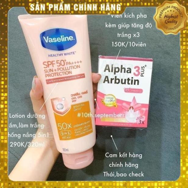 Bột Kích Trắng Alpha Arbutin (Ban Đêm) Thái Lan