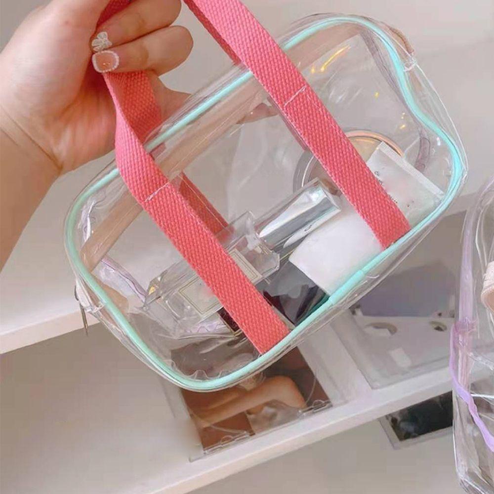 Túi Đựng Mỹ Phẩm Bằng PVC Chống Nước Sức Chứa Lớn Màu Sắc Xinh Xắn