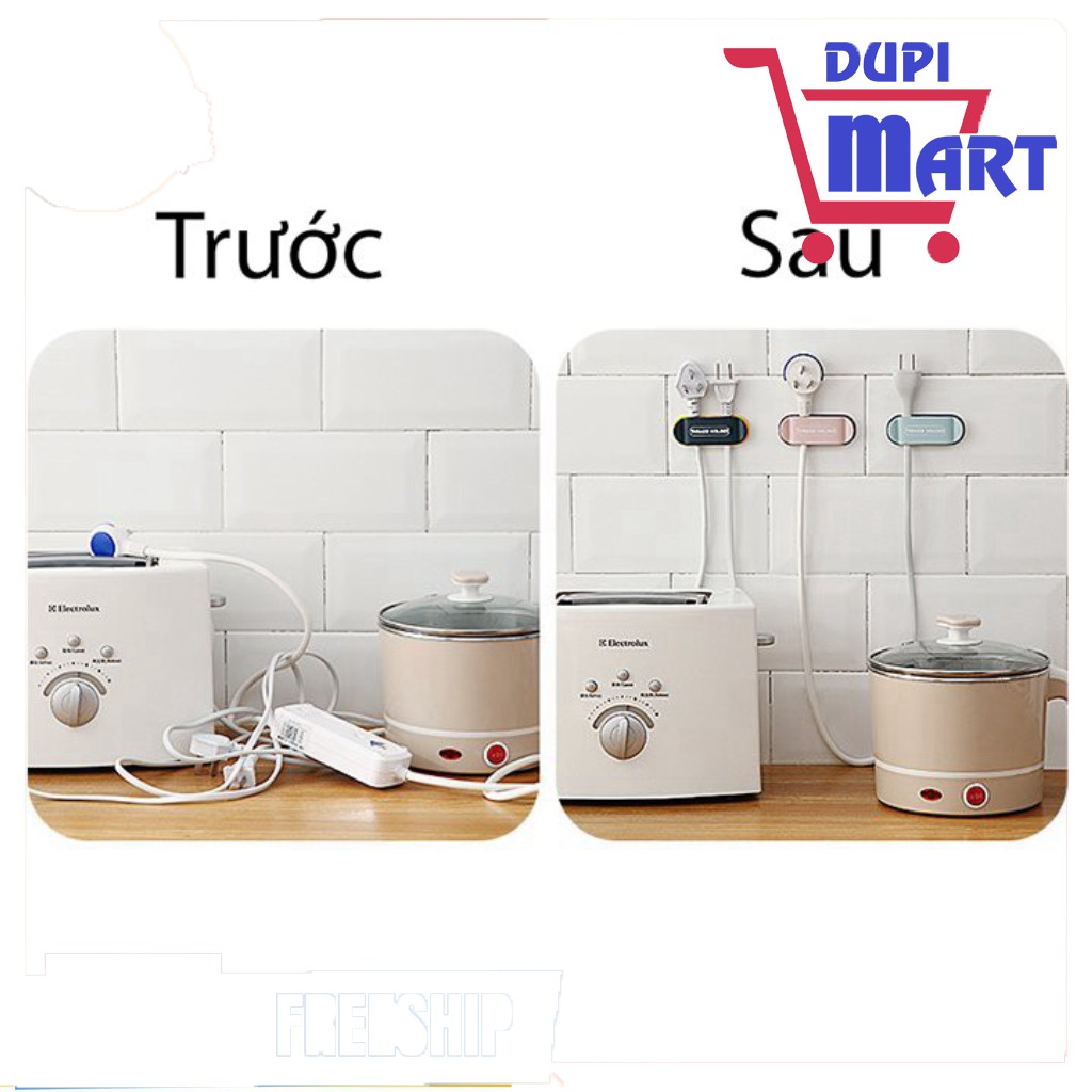 [SIÊUTIỆN ÍCH] SET 4 bộ nẹp dây điện dán tường đa năng tiện lợi