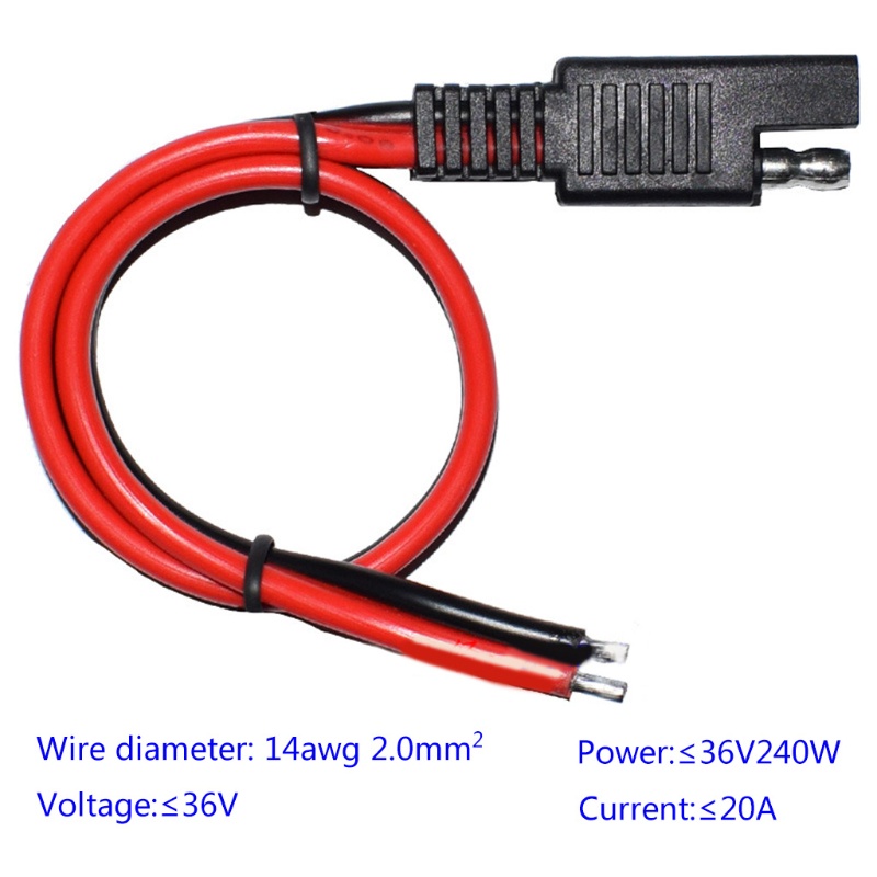 Dây Cáp Kết Nối DC 14AWG Cho Pin Năng Lượng Mặt Trời