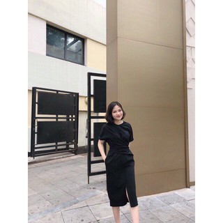 Đầm xoắn eo MNG VNXK