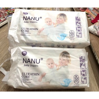 Bỉm Dán Nanu Bịch 50 miếng - Size S, M