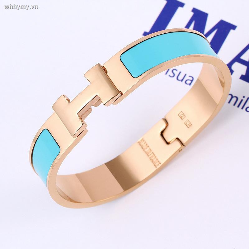 Vòng Tay Kim Loại Mặt Chữ H Thời Trang Cho Nữ | BigBuy360 - bigbuy360.vn