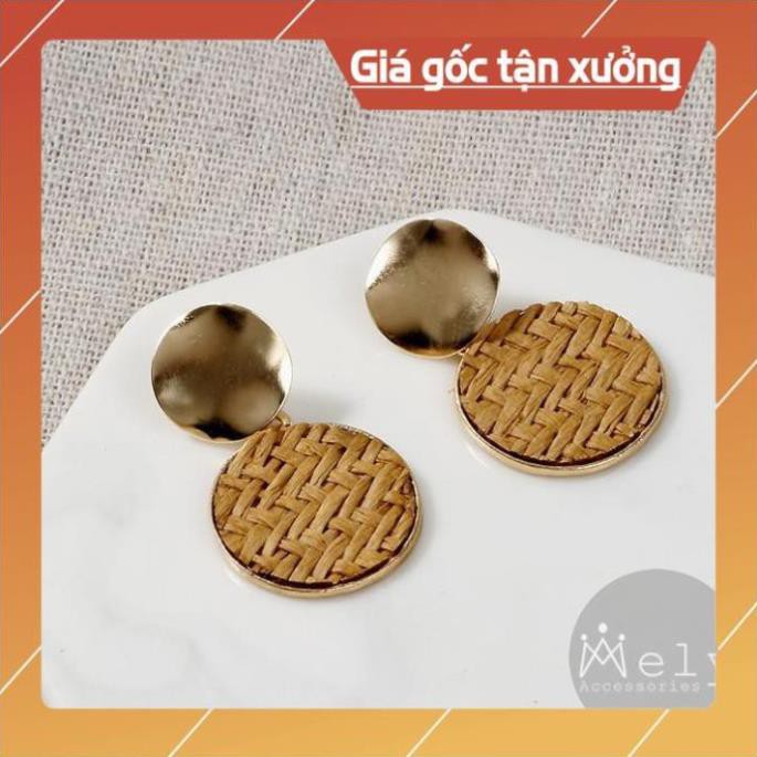 BÔNG TAI SỢI ĐAN TRÒN - MELY 1084