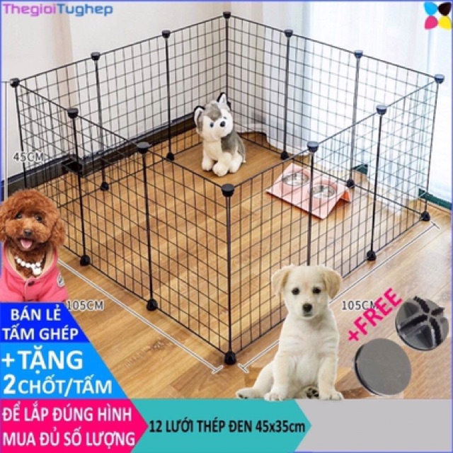 [TẶNG CHỐT GẮN BÁN THEO TẤM] CHUỒNG QUÂY THÚ CƯNG SIÊU HOT